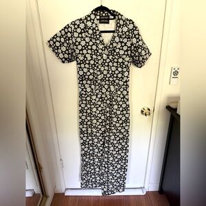Big Bud Press Black Lazy Daisy Jumpsuit Medium